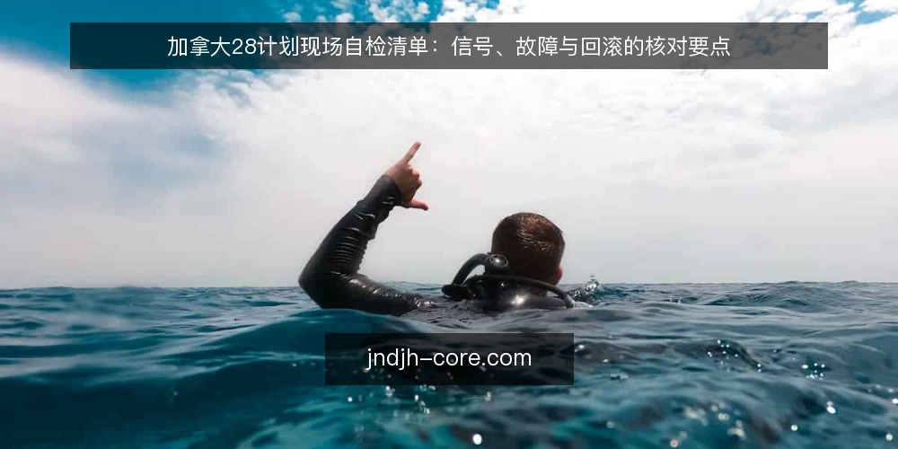 加拿大28计划现场自检清单：信号、故障与回滚的核对要点 — 现场该盯哪些信号 配图